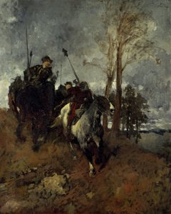 busk riddare av Wilhelm Von Diez