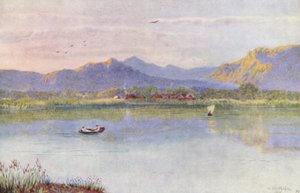Vid Lakeside, med utsikt mot Constantia (färglitografi)