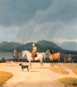 W. v. Kobell, ryttare på Tegernsee