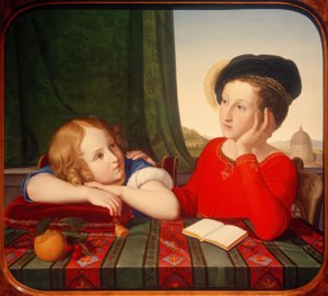 Wienczyslaw och Konstanty Potocki av Friedrich Wilhelm von Schadow