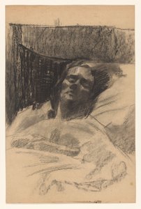 Hustru till Wilhelmus Johannes Steenhoff, i sängen