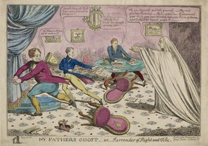 My Fathers Ghost, eller Surrender of Right and Titel, 1829 av Will Sparks