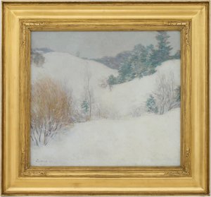 Den vita betesmarken av Willard Leroy Metcalf