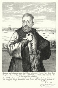 Adam Kazanowski, polsk-litauisk adelsman (gravyr) av Willem (c.1597 1660) Hondius