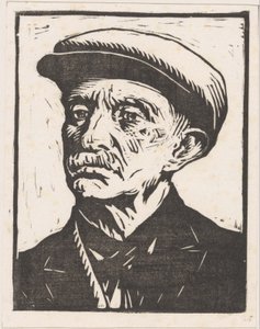 Porträtt av en okänd man av Willem Adrianus Grondhout (signed by artist)