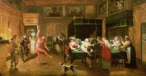 En Harlequin Entertaining av Willem Anthonissone Anthonis