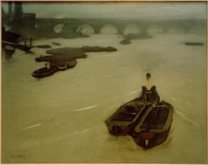 Die Themse in London von Willem Arnoldus Witsen