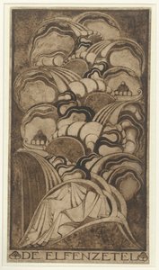 De Elfenzetel (originaltitel på objekt) av Willem Arondéus (signed by artist)