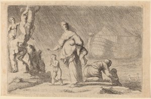 Noaks ark och syndafloden, 1634.