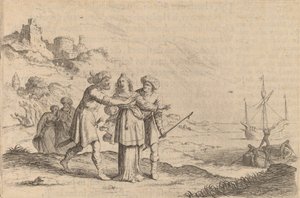 Bortförandet av Europa, 1634. av Willem Basse