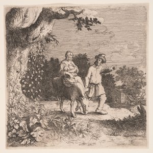 Flykten till Egypten av Willem Basse