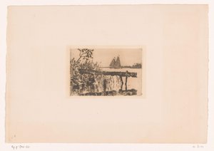 Landgång på stranden, bakom två segelbåtar Mörk (originaltitel)