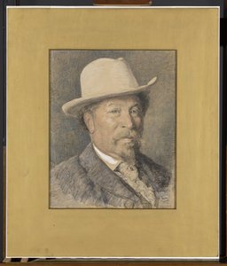Porträtt av målaren Gerardus Johannes Roermeester (1844-1936)
