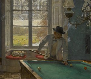 Biljardspelaren, 1896.