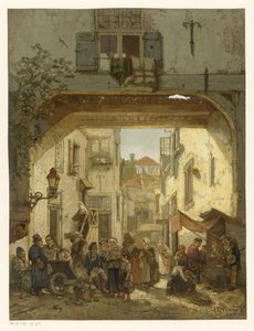 Boerenpoort i den judiska stadsdelen i Haag