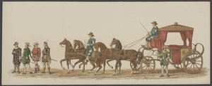 Delfts parad 1862, fjärde och femte gruppen Fjärde Lustrum av Royal Academy i Delft - Ao. 1862 - Costumed Optogt (serietitel på objekt)