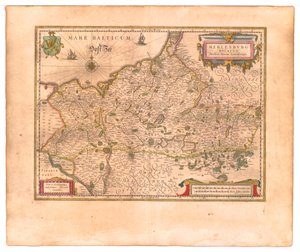 Hertigdömet Mecklenburg av Willem Blaeu