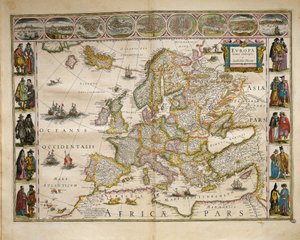 Från Världsteatern av Willem Bleau, Amsterdam av Willem Blaeu