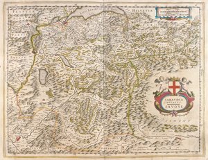 Savoie, Genève och sjön Leman, Grenoble, i "Theatrum Orbis Terrarum, sive Atlas Novus" av Willem Blaeu, Amsterdam av Willem Blaeu