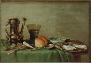 Frukost stilleben av Willem Claesz. Heda
