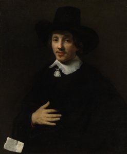 Självporträtt av en man, 1653 eller 1655. av Willem Drost