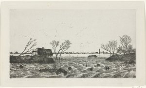 Vallbrott vid Dreumel, 1855