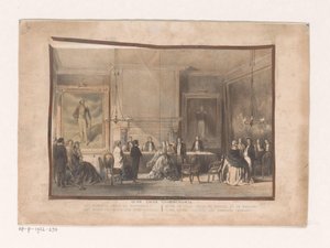 Råd och bröllopsrum i Amsterdam Gamla Zijds Voorburgwal. Rådhuset (fullmäktige och bröllopssalen) (titel på objektet)