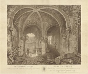 Figurer under ett valv av Manenburg, Utrecht Fästningen Manenburg i Utrecht (serietitel)