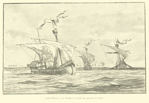Greve Vilhelm I av Holland på resa till det 5:e korståget, 1217 av Willem II Steelink