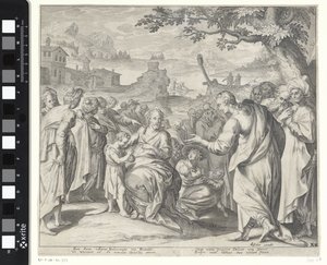Kristus välsignar barnen av Willem Isaacsz. van Swanenburg