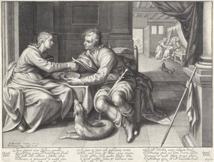 Esau säljer sin förstfödslorätt till Jakob