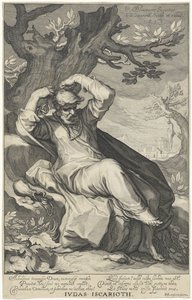 Judas Iskariot hänger sig själv Judas Iskariot (titel på objekt) Syndare från Gamla och Nya Testamentet (serietitel)