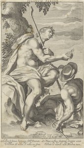 Paris och Mercurius Judgment of Paris (titel på objekt) Oordeel van Paris (serietitel) av Willem Isaacsz. van Swanenburg