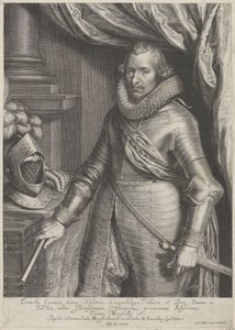 Porträtt av Ernst Casimir, greve av Nassau-Dietz