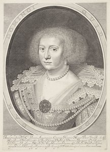 Porträtt av Amalia van Solms