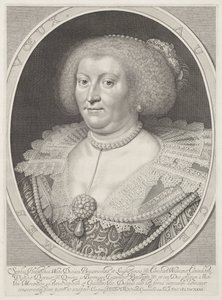 Porträtt av Sophia Hedwig av Brunswick-Wolfenbüttel
