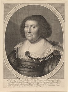 Catherine, grevinna av Pallandt av Willem Jacobsz Delff after Michiel van Miereveld