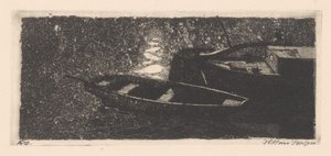 Akter och roddbåt