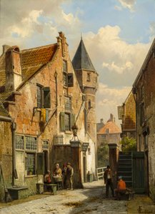 Utsikt över Leiden, 1891