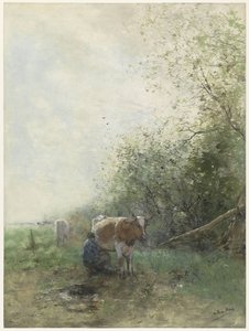 Mjölkningstid av Willem Maris