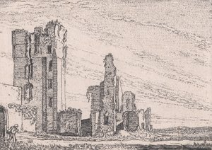 Huys te Kleef nära Haarlem, från Versheyden Landtschapjes Various Little Landscap..., ca 1616.