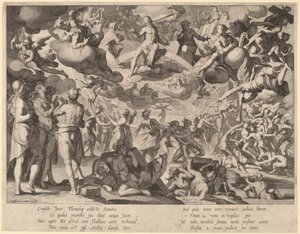 Den sista domen av Willem Swanenburgh, after Joachim Anthonisz Wtewael