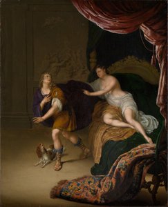 Josef och Potifars hustru av Willem Van Mieris