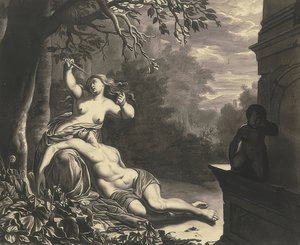 Pyramus och Thisbe av Willem Van Mieris
