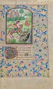 Sankt Georg und der Drache av Willem Vrelant