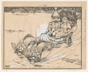 Nötknäpparen och Marie i en skalvagn