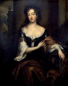 Porträtt av Mary Butler, hertiginna av Devonshire (olja på duk)