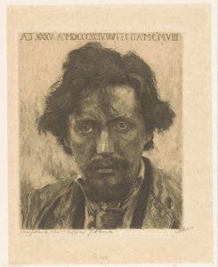 Porträtt av Willem Kloos