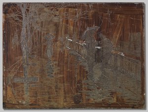 Vy över Victoria Embankment i London av Willem Arnoldus Witsen