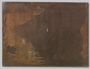 Vy över Waterloo Bridge i dimman i London av Willem Arnoldus Witsen